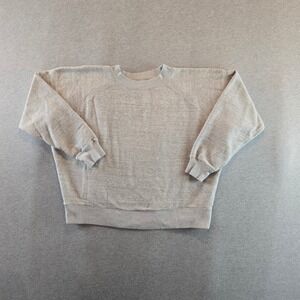 Entireworld Sweatshirt Women Small Gray Type A Version 3 Raglan Cotton Pullover